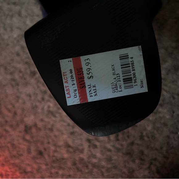 Blue High Heel Boots - Picture 3 of 3